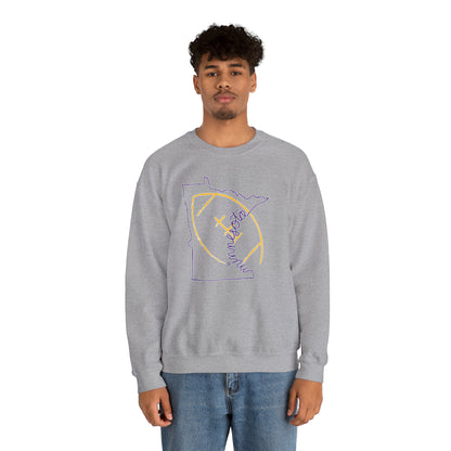 Unisex Heavy Blend™ Crewneck - MN State Football