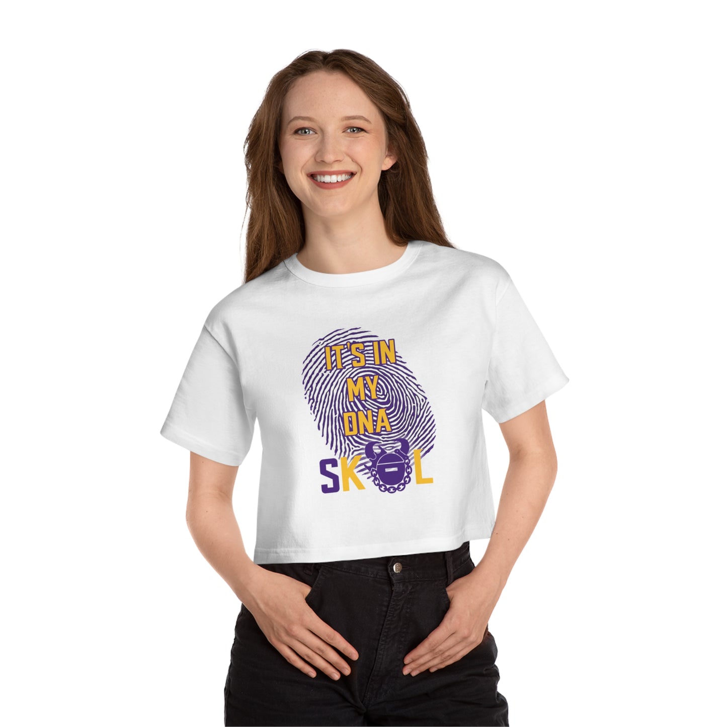 Women's Champion Heritage Cropped Top - It's in my DNA