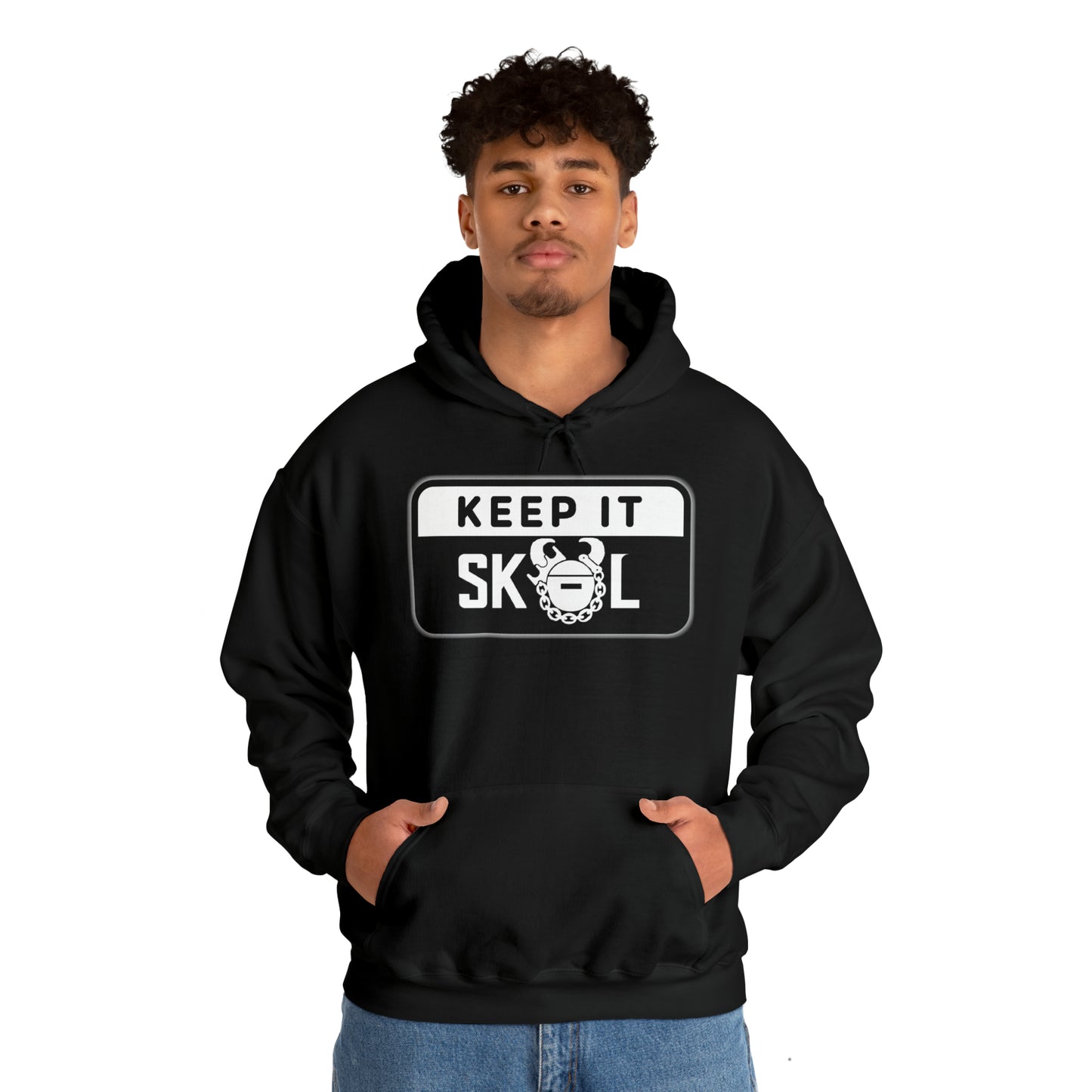 Unisex Heavy Blend™ Hoodie - Keep it Simple (Framed)