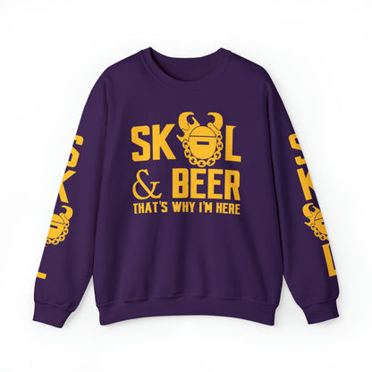 Unisex Heavy Blend™ Crewneck - & BEER + The Original (Sleeves)