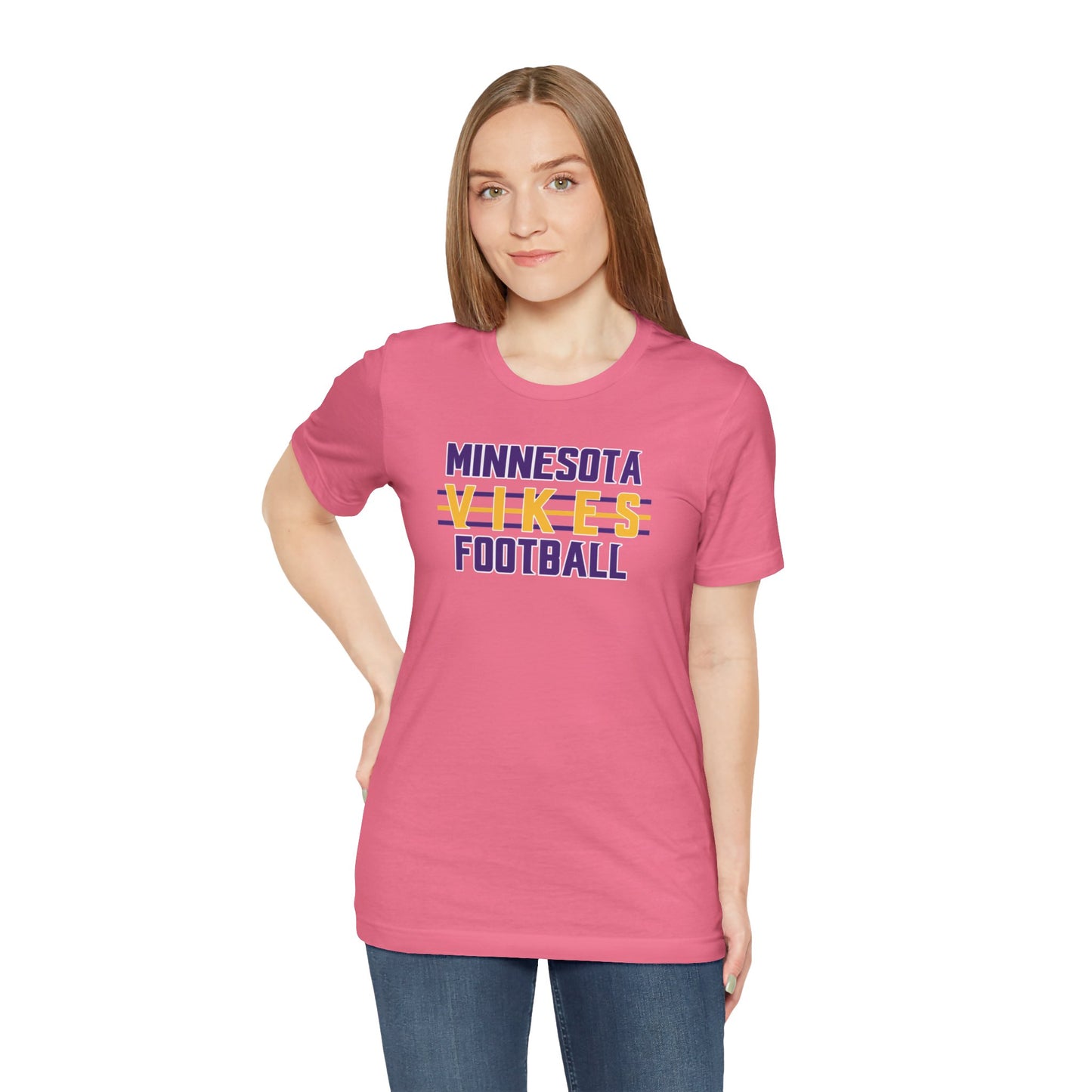 Unisex Jersey Short Sleeve Tee - Vikes Football