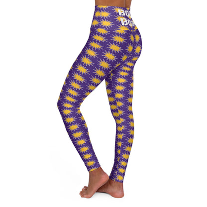 High Waisted Yoga Leggings - BOOM BOOM