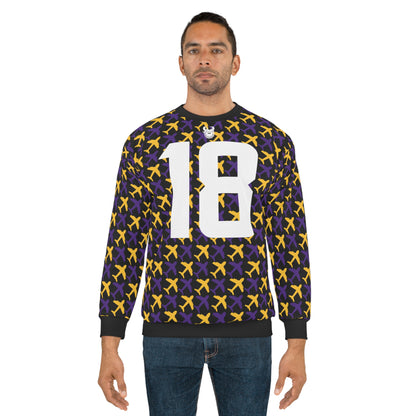 Unisex Crewneck - Jet Planes - Jersey #18