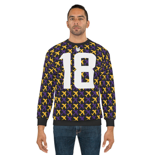 Unisex Crewneck - Jet Planes - Jersey #18