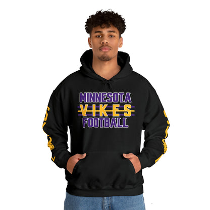 Unisex Heavy Blend™ Hooded Sweatshirt - Vikes Football + Original (Sleeves)