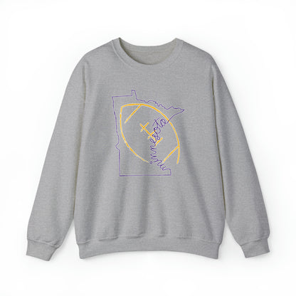 Unisex Heavy Blend™ Crewneck - MN State Football