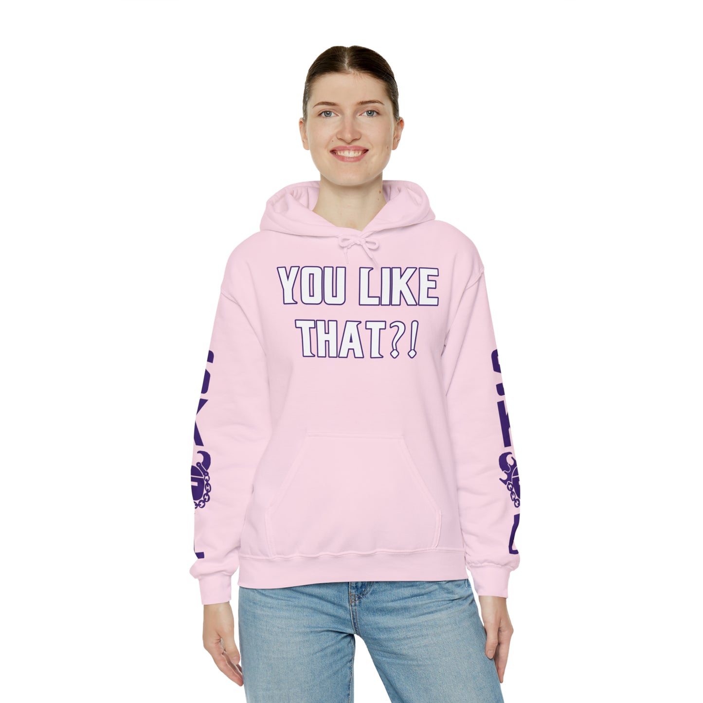 Unisex Heavy Blend™ Hooded Sweatshirt - YOU LIKE THAT?! + Original (Sleeves)