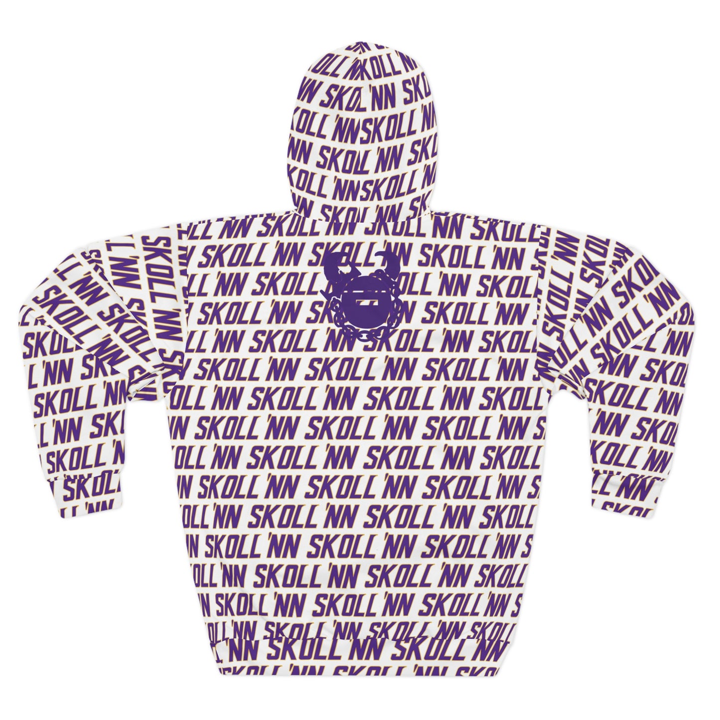 Unisex Pullover Hoodie - White - SKOLL'NN