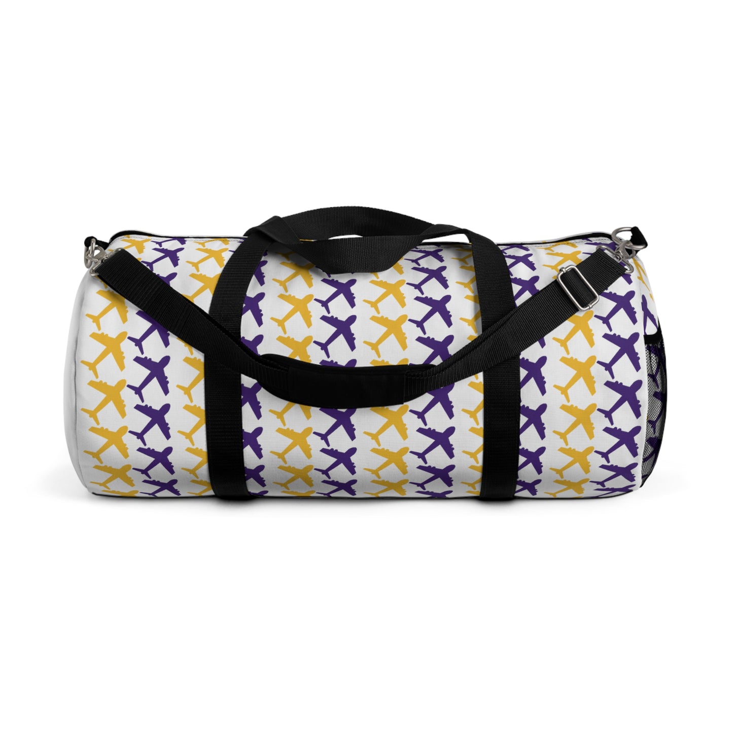 Duffel Bag - Jet Planes, White - Jersey #18