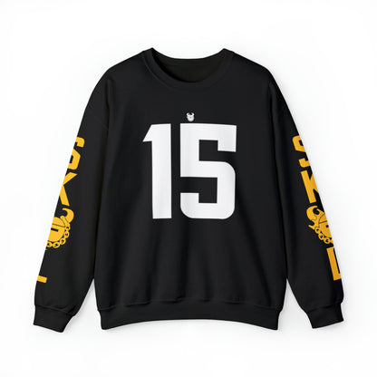Unisex Heavy Blend™ Crewneck - Jersey #15 + The Original (Sleeves)