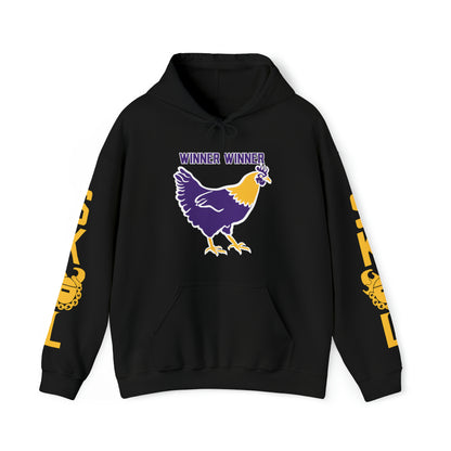 Unisex Heavy Blend™ Hooded Sweatshirt - Winner Winner Chicken Dinner + Original (Sleeves)
