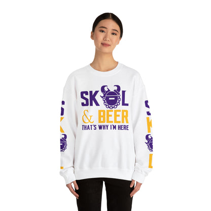 Unisex Heavy Blend™ Crewneck - & BEER + The Original (Sleeves)