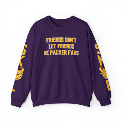 Unisex Heavy Blend™ Crewneck - Friends Don't Let Friends + The Original (Sleeves)
