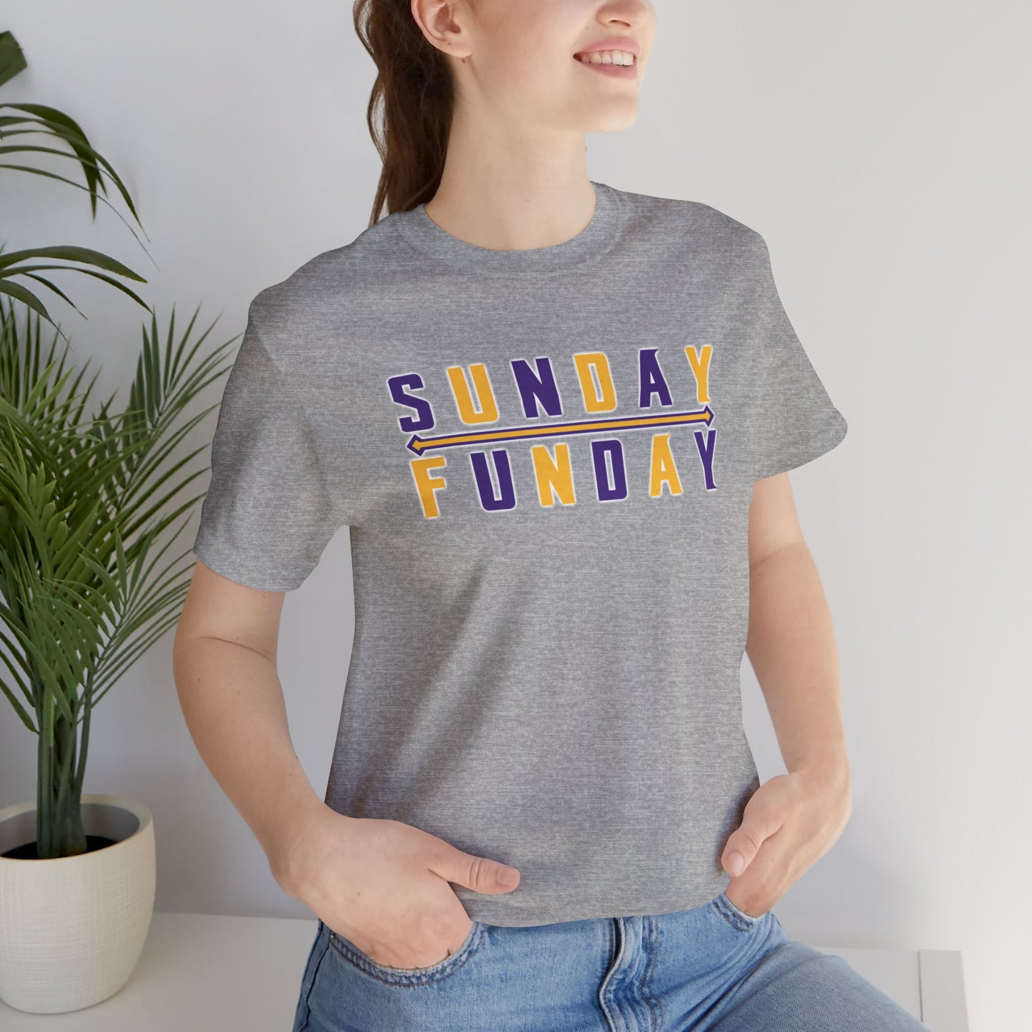 Unisex Jersey Short Sleeve Tee - Sunday FUNday