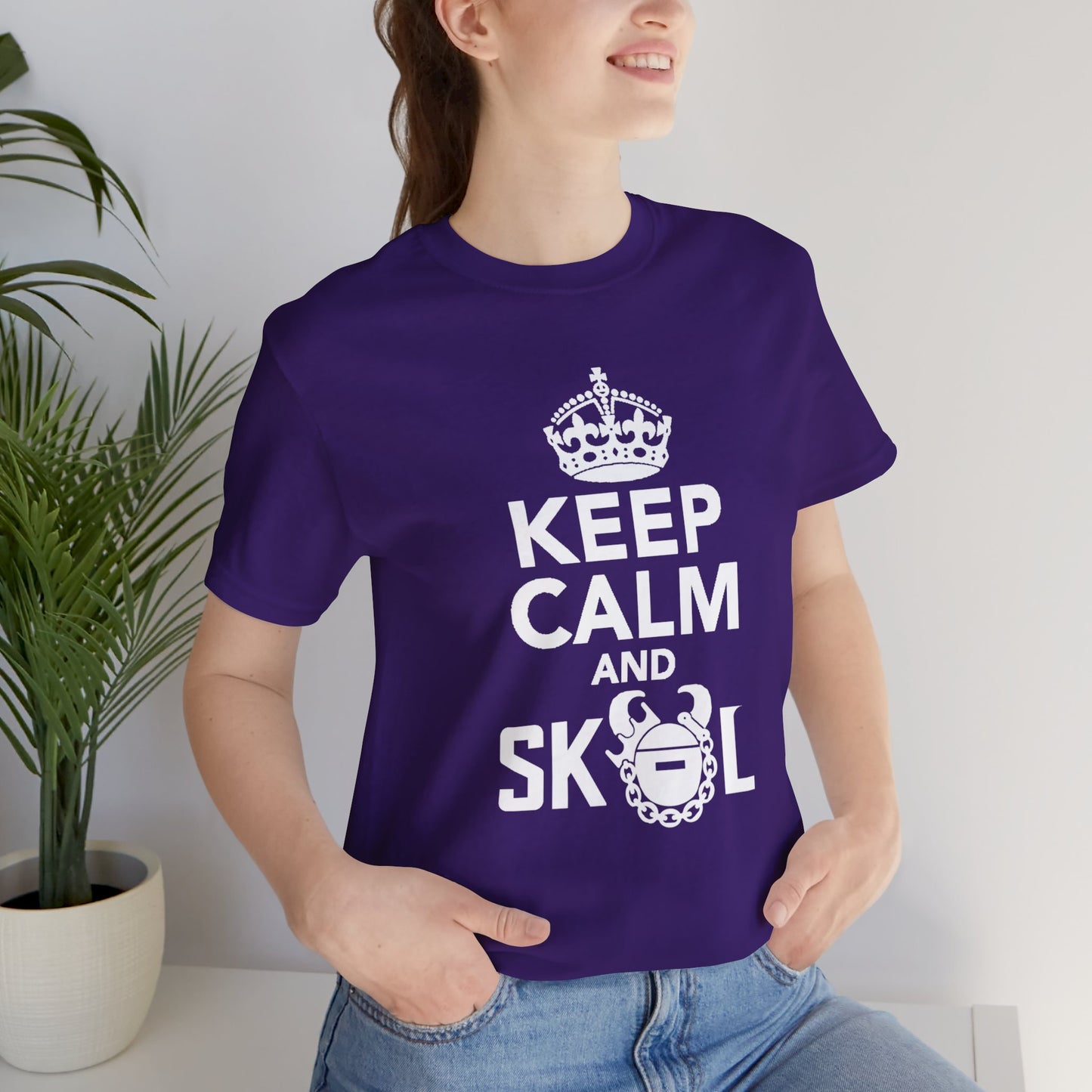 Unisex Jersey Short Sleeve Tee - Keep Calm
