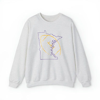 Unisex Heavy Blend™ Crewneck - MN State Football