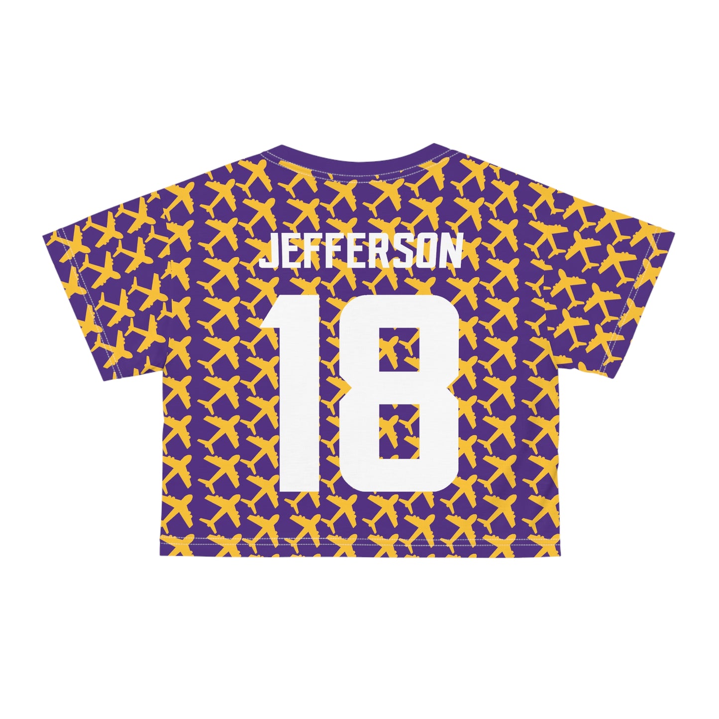 Crop Tee - Jet Planes - Jersey #18
