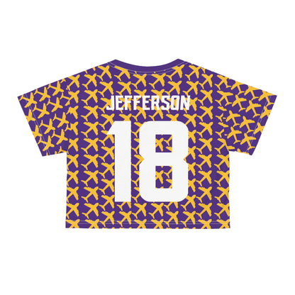 Crop Tee - Jet Planes - Jersey #18