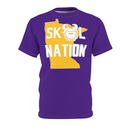 Unisex Cut & Sew Tee - Purple - MN Nation