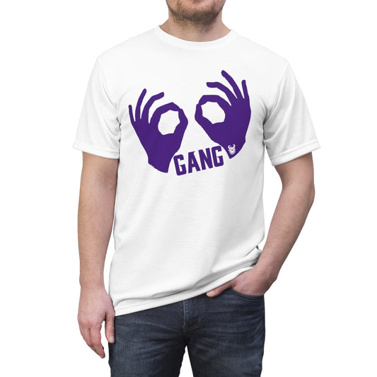 Unisex Cut & Sew Tee - White - Griddy Gang