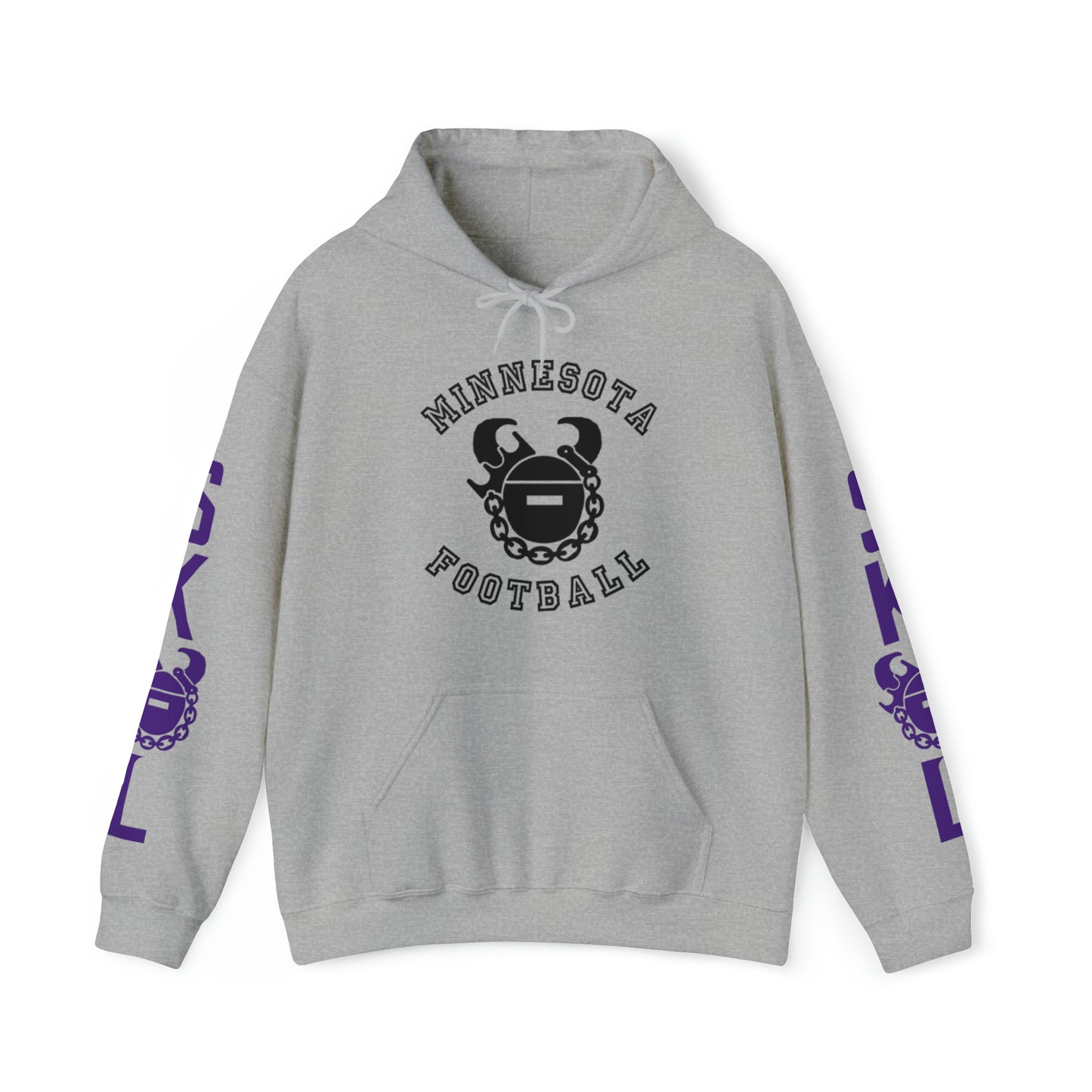 Unisex Heavy Blend™ Hooded Sweatshirt - Minnesota Football + Original (Sleeves)