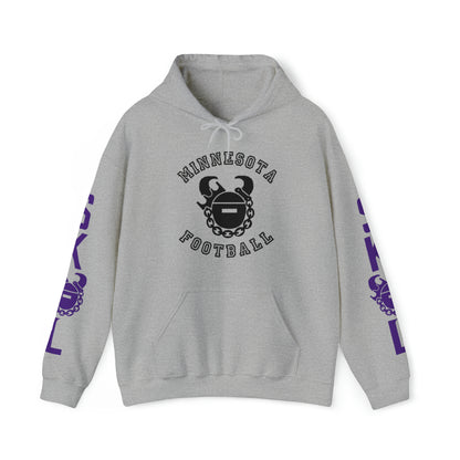 Unisex Heavy Blend™ Hooded Sweatshirt - Minnesota Football + Original (Sleeves)