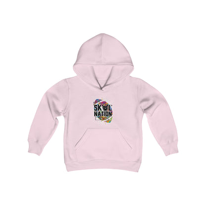 Youth Heavy Blend Hoodie - MN Nation (Color Blast)