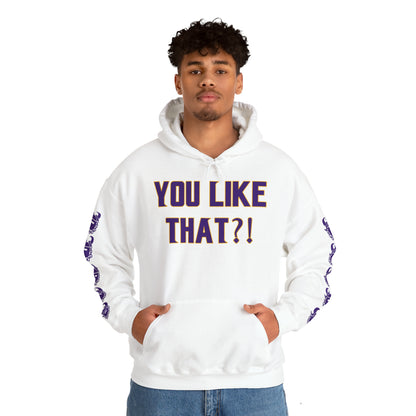 Unisex Heavy Blend™ Hooded Sweatshirt - YOU LIKE THAT?! + Game Day Helmet (Sleeves)