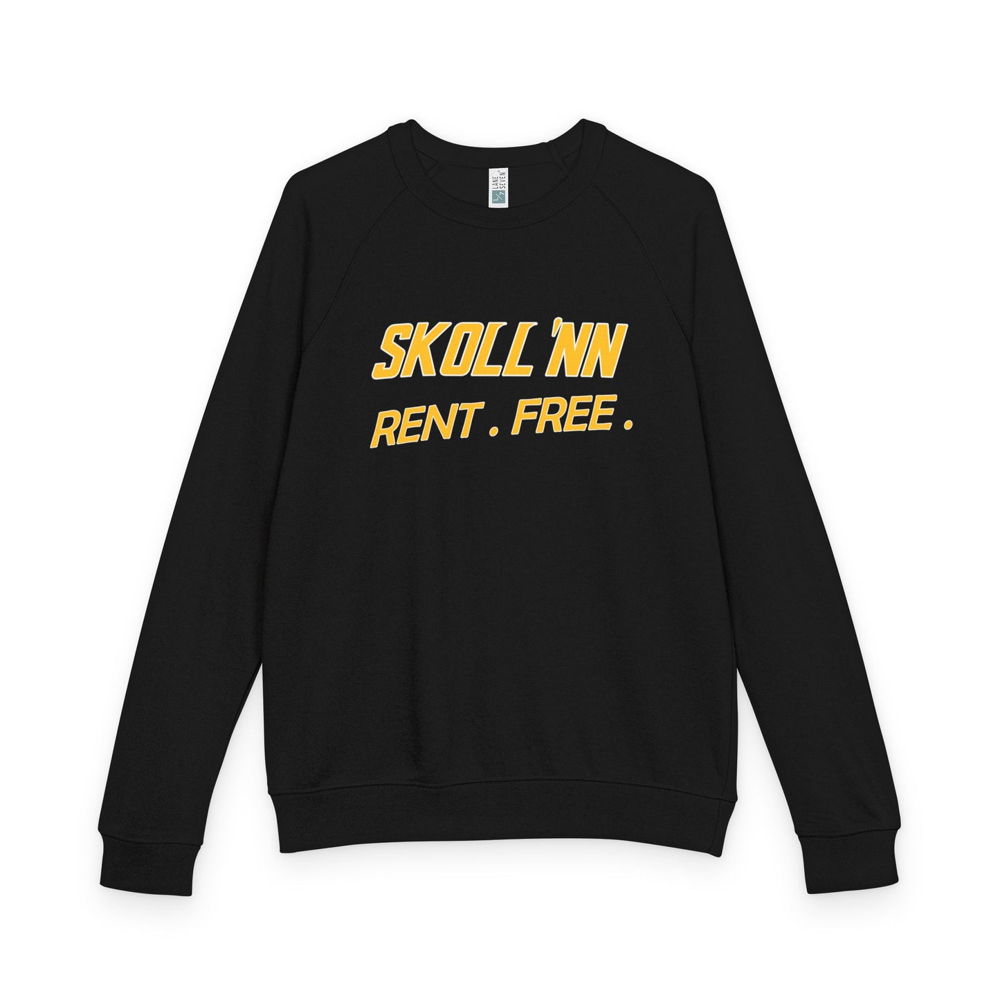 Unisex French Terry Raglan Crewneck - SKOLL'NN - Rent Free