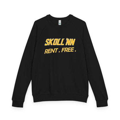 Unisex French Terry Raglan Crewneck - SKOLL'NN - Rent Free