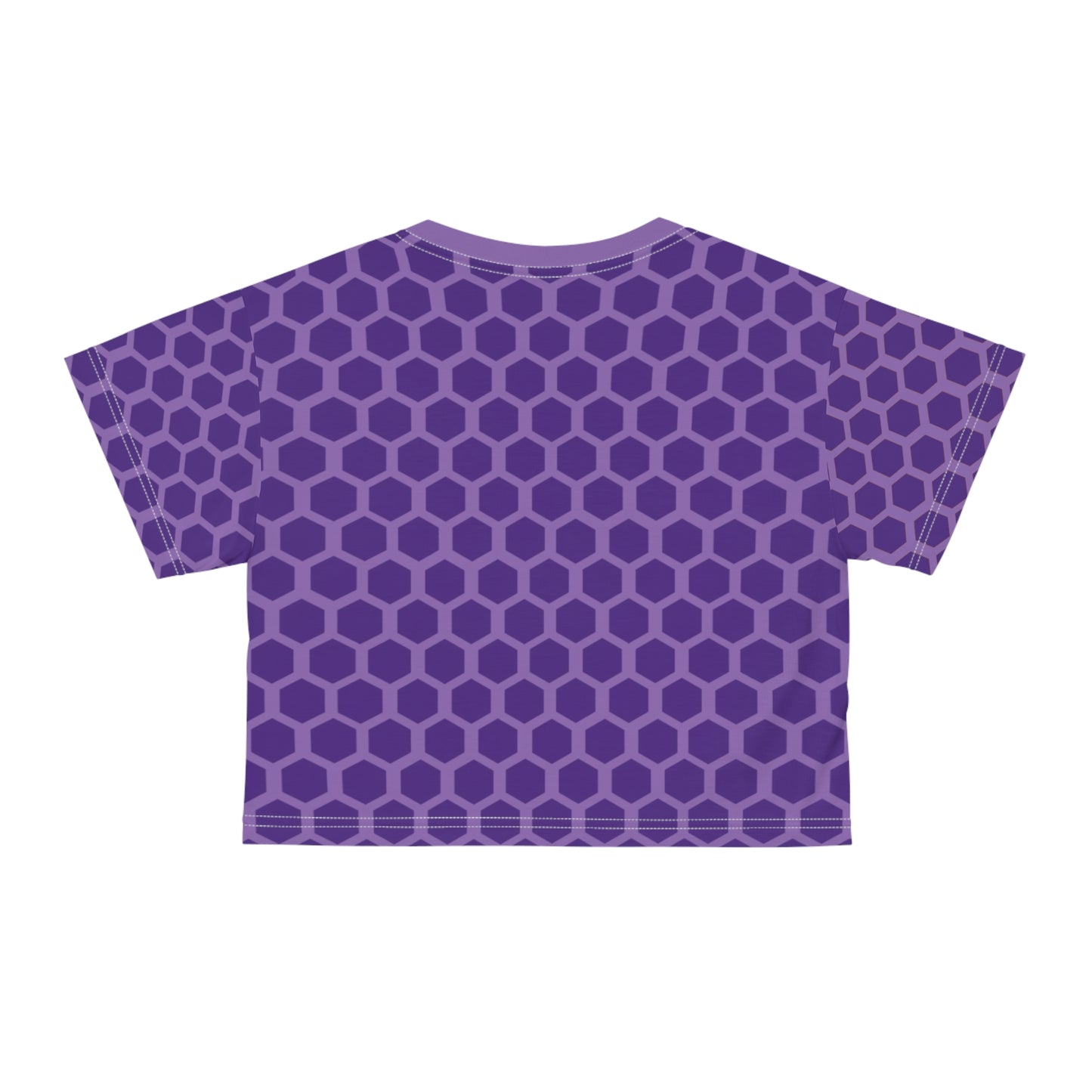 Crop Tee - Purple Hex - to da BOWL