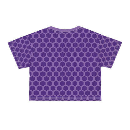 Crop Tee - Purple Hex - to da BOWL