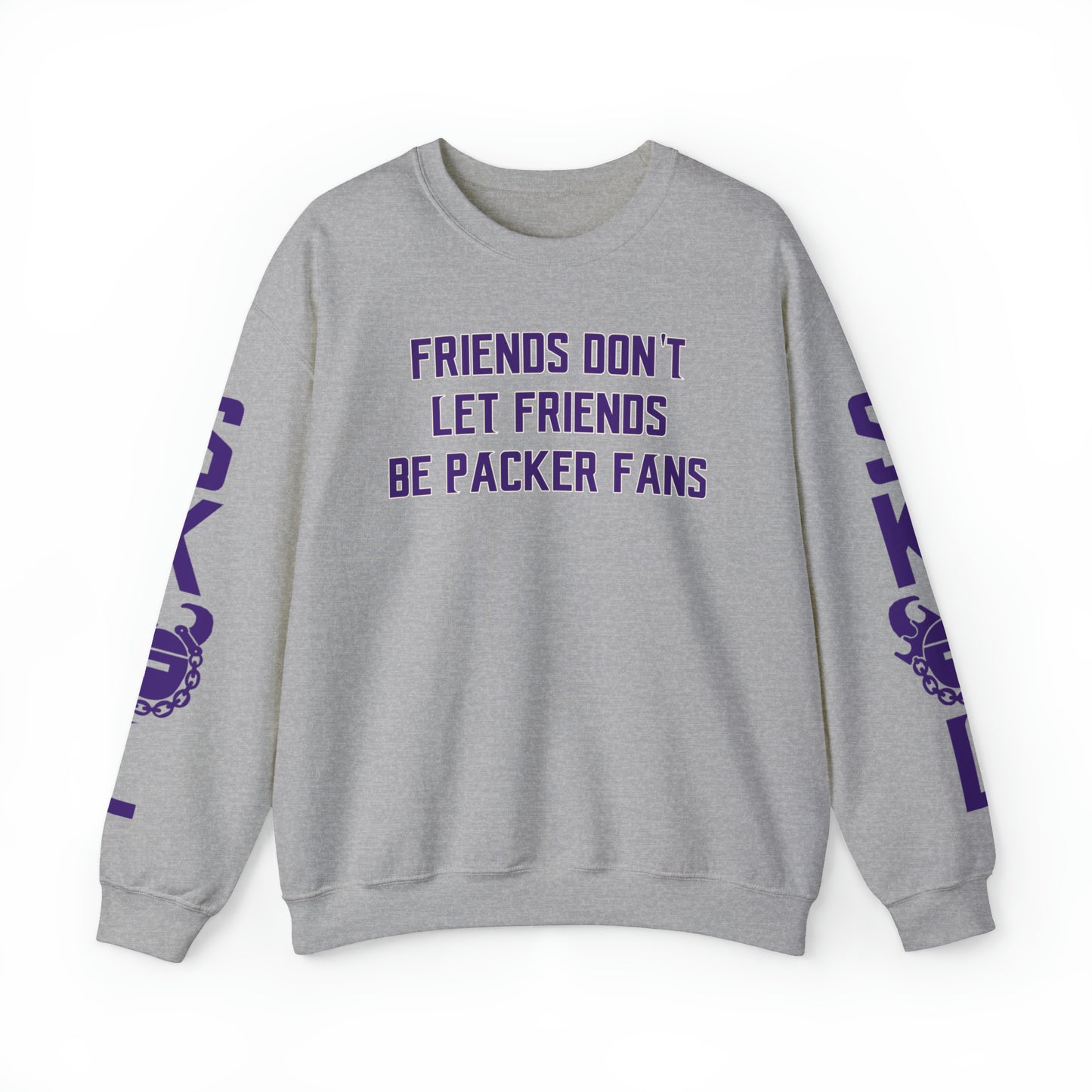 Unisex Heavy Blend™ Crewneck - Friends Don't Let Friends + The Original (Sleeves)