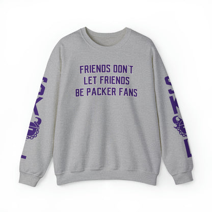 Unisex Heavy Blend™ Crewneck - Friends Don't Let Friends + The Original (Sleeves)