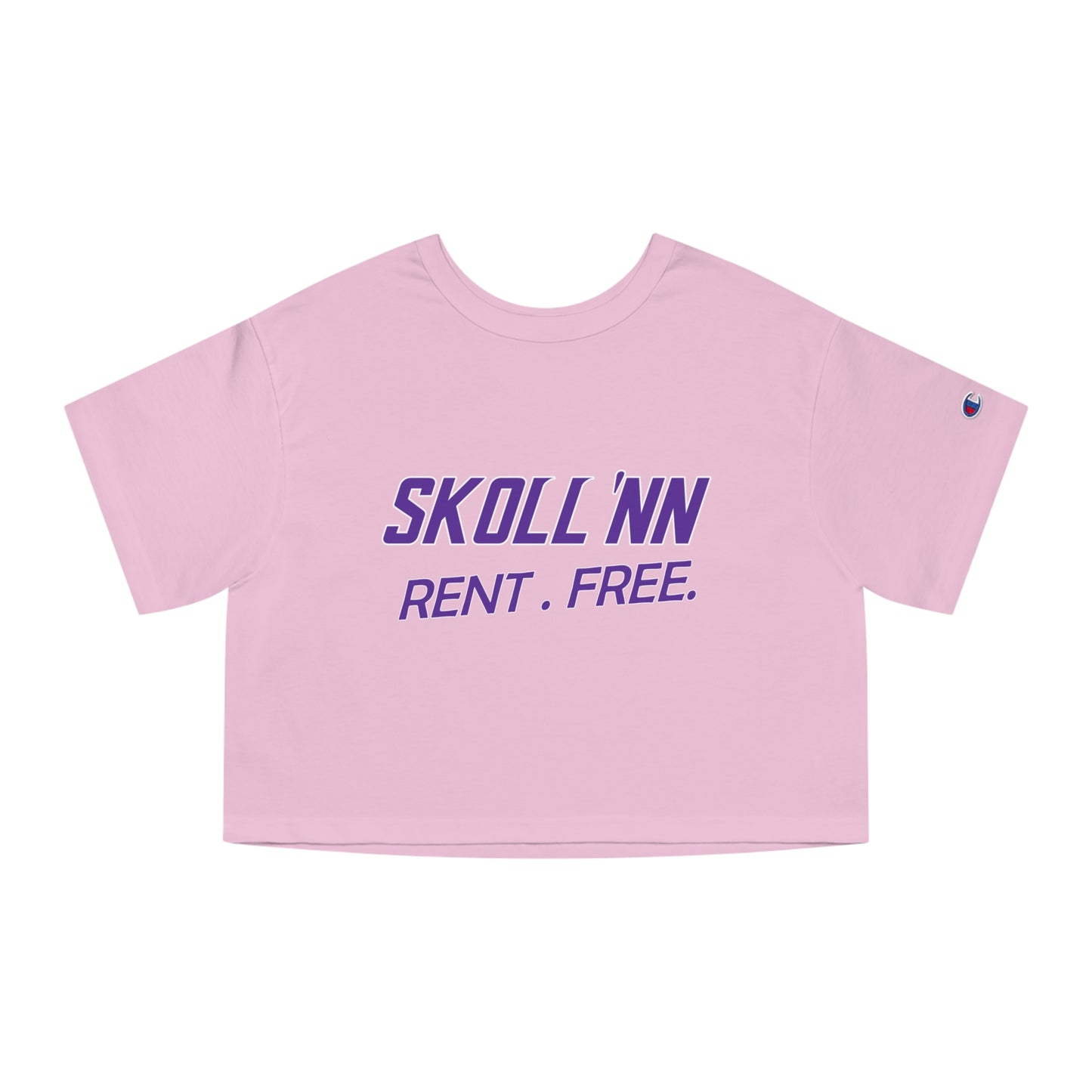 Women's Champion Heritage Cropped Top - SKOLL'NN - Rent Free