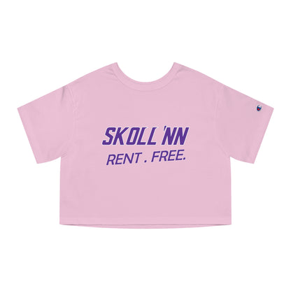 Women's Champion Heritage Cropped Top - SKOLL'NN - Rent Free