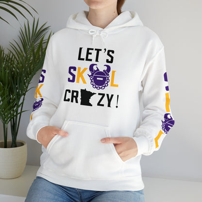 Unisex Heavy Blend™ Hooded Sweatshirt - Let's go Crazy! + Original (Sleeves)