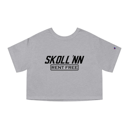 Women's Champion Heritage Cropped Top - SKOLL'NN - Rent Free