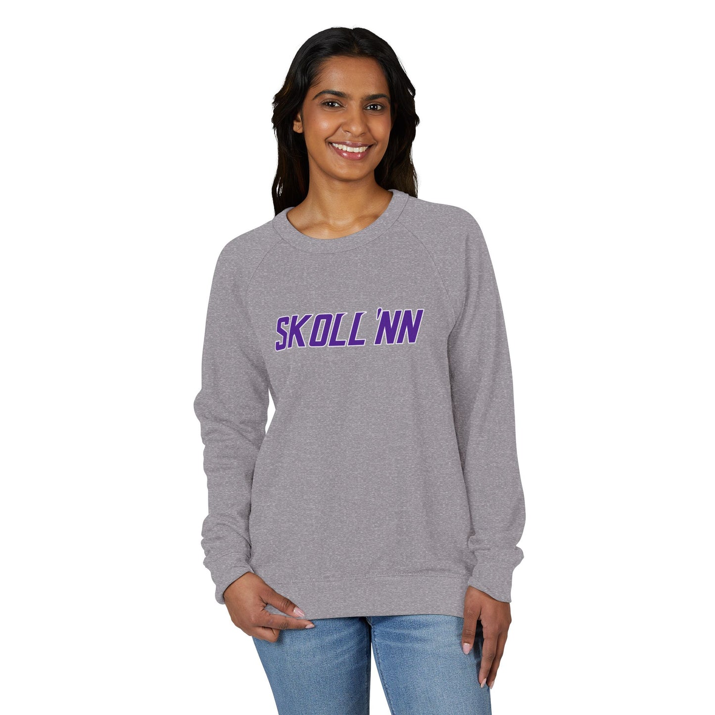 Unisex French Terry Raglan Crewneck - SKOLL'NN