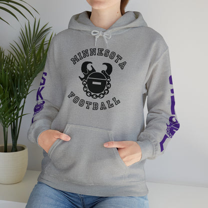 Unisex Heavy Blend™ Hooded Sweatshirt - Minnesota Football + Original (Sleeves)