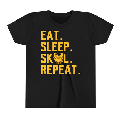 Youth T-Shirt - Eat. Sleep. Repeat.
