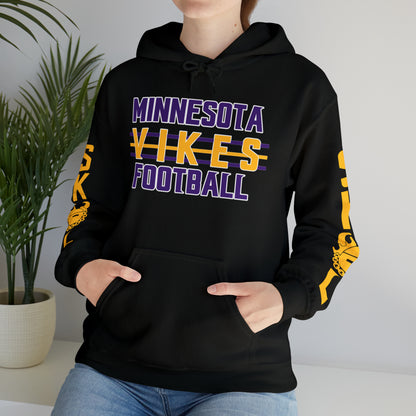 Unisex Heavy Blend™ Hooded Sweatshirt - Vikes Football + Original (Sleeves)