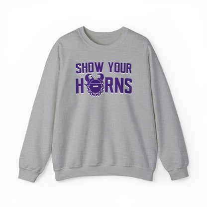 Unisex Heavy Blend™ Crewneck - Show Your Horns