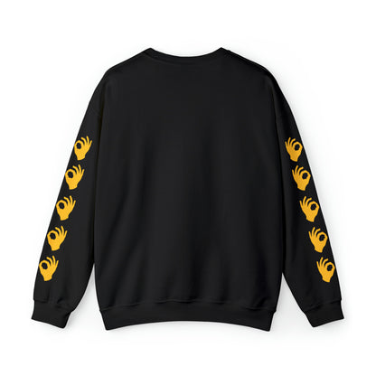 Unisex Heavy Blend™ Crewneck - Griddy Gang + Hands (Sleeves)