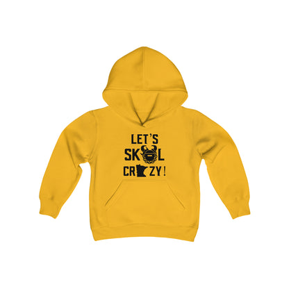 Youth Heavy Blend Hoodie - Let's go Crazy!
