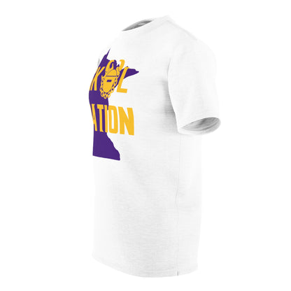 Unisex Cut & Sew Tee - White - MN Nation