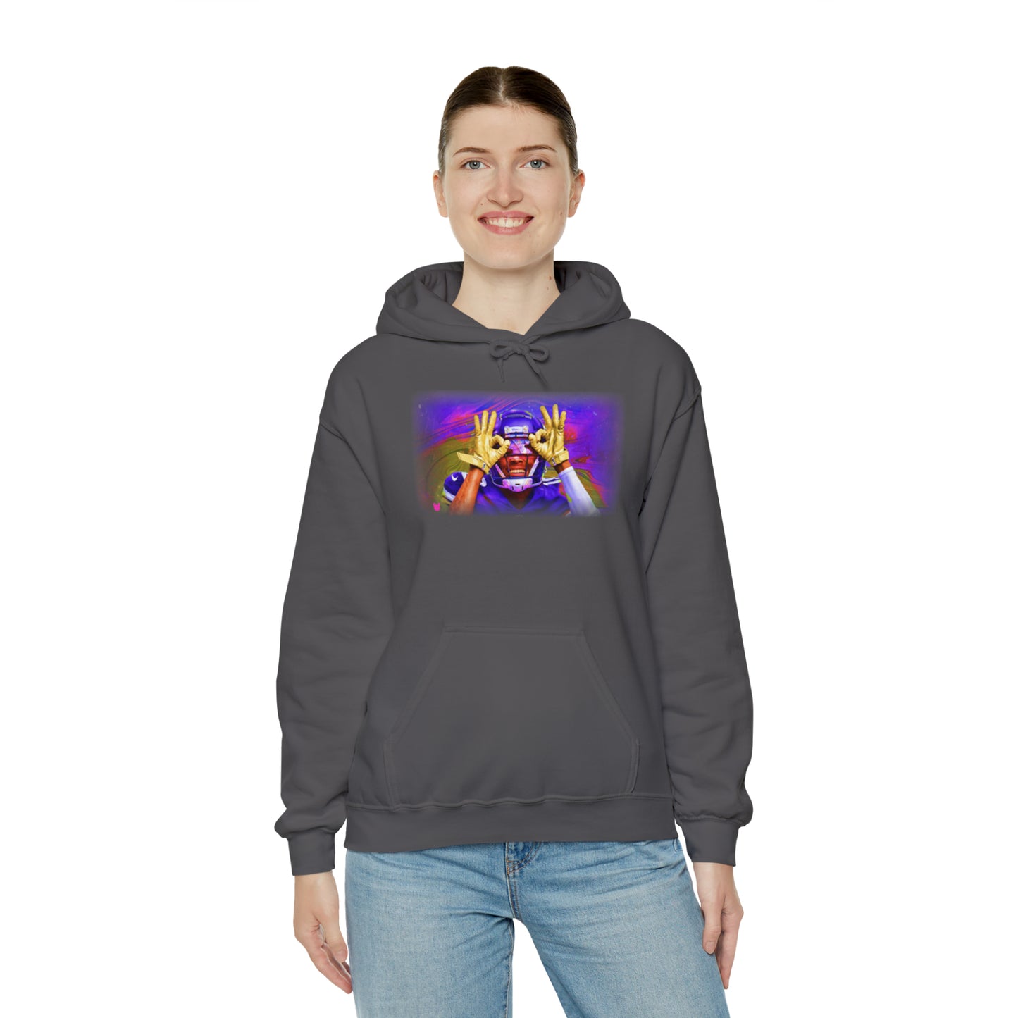 Unisex Heavy Blend™ Hoodie - Griddy (Color Blast)