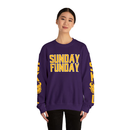 Unisex Heavy Blend™ Crewneck - SUNDAY FUNDAY + The Original (Sleeves)