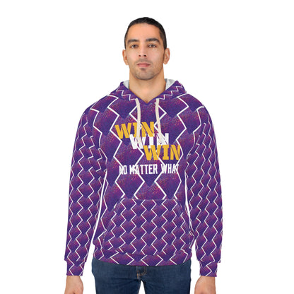Unisex Pullover Hoodie - Purple Sparkle - No Matter What
