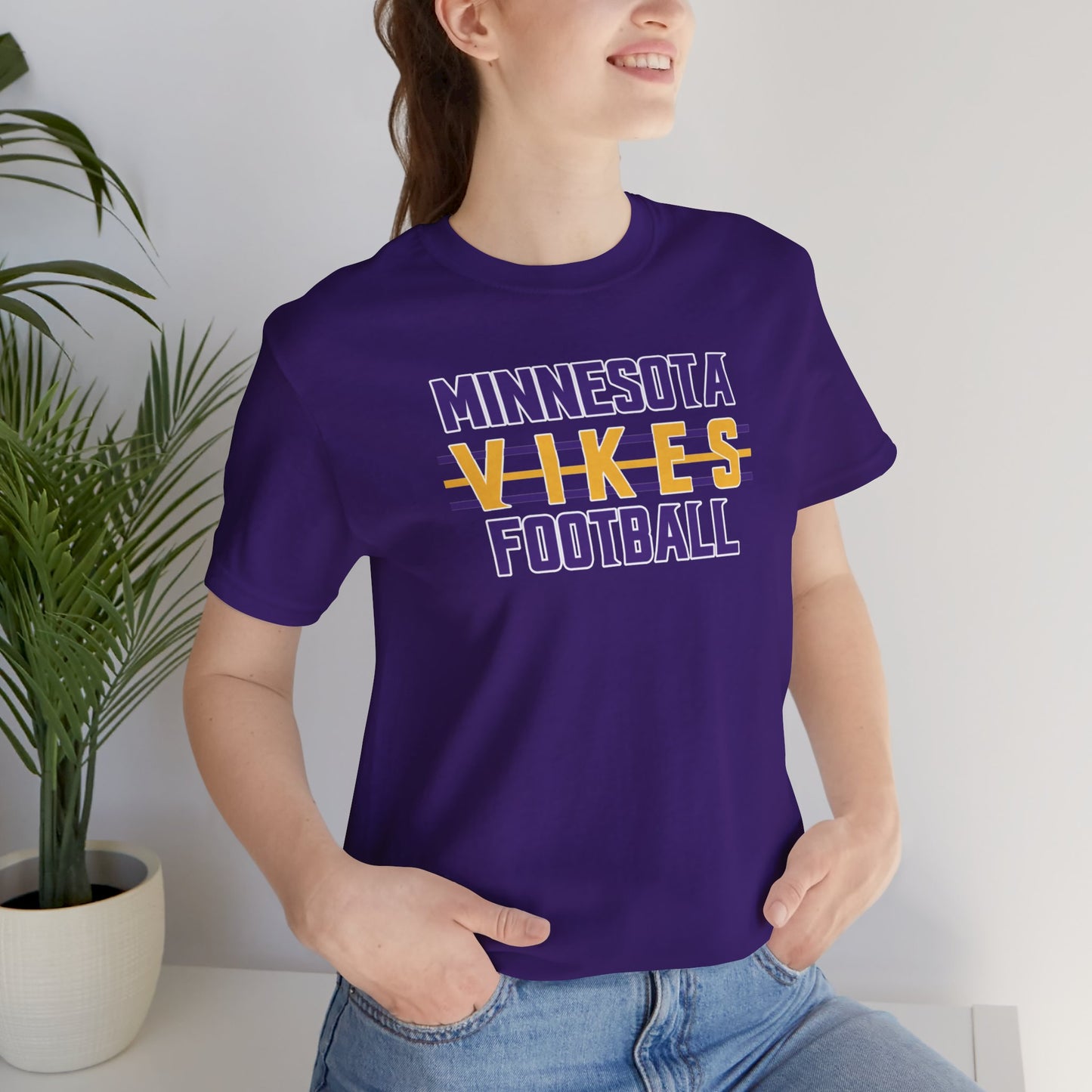 Unisex Jersey Short Sleeve Tee - Vikes Football